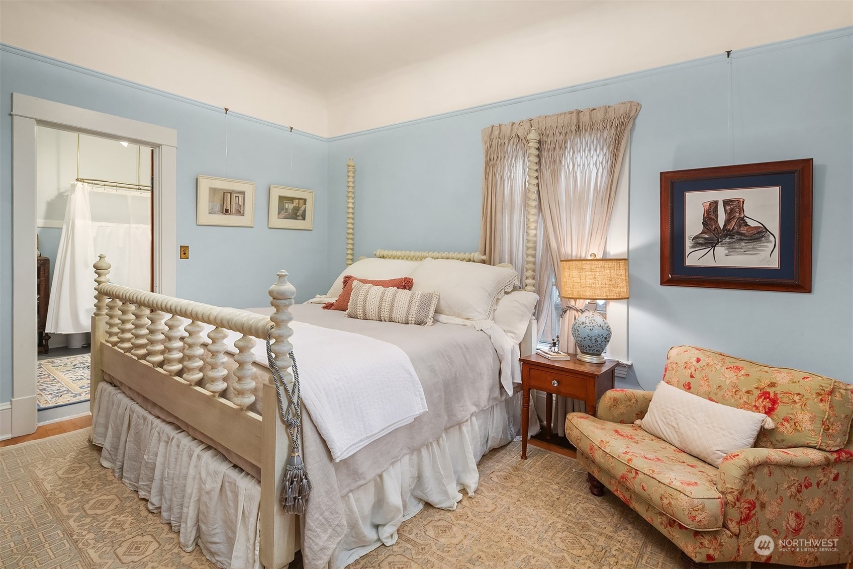 2510 Baker Avenue Everett, WA 98201 - Photo 31 of 37 a bedroom with a bed couch and a window