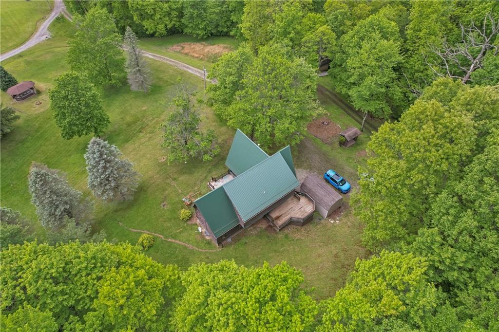 144 Church Road Rural Valley, PA 16249 - Photo 30 of 33 an aerial view of a house with a yard