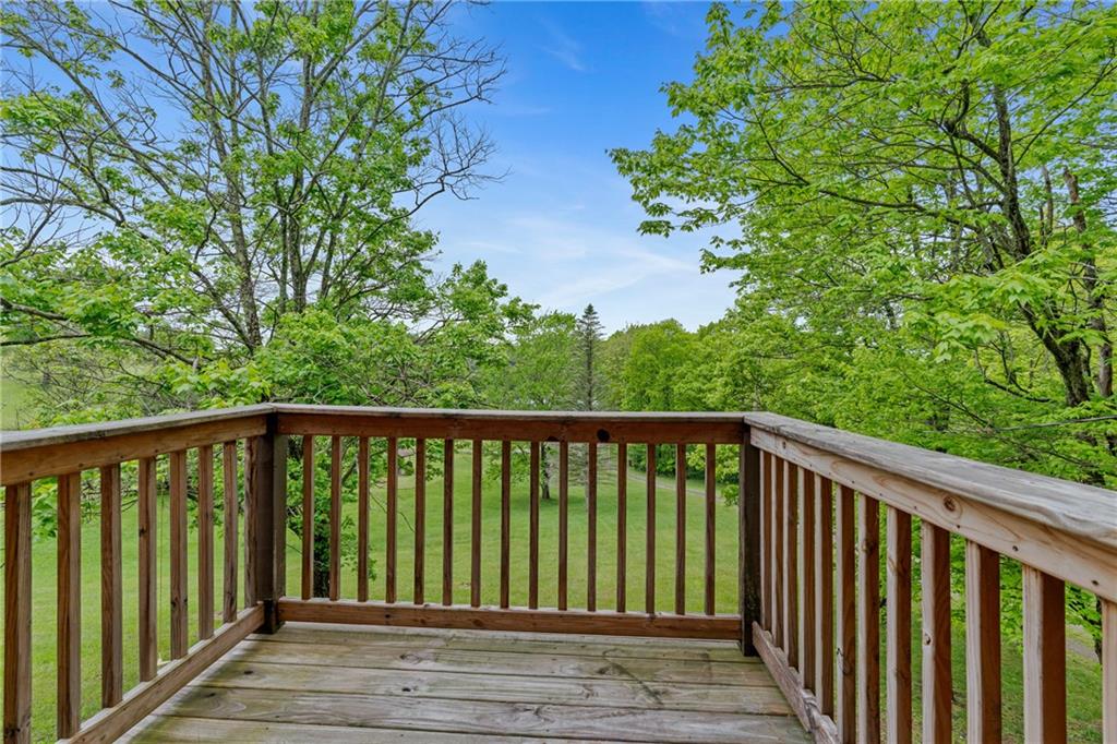 144 Church Road Rural Valley, PA 16249 - Photo 32 of 33 a balcony with trees in front of it