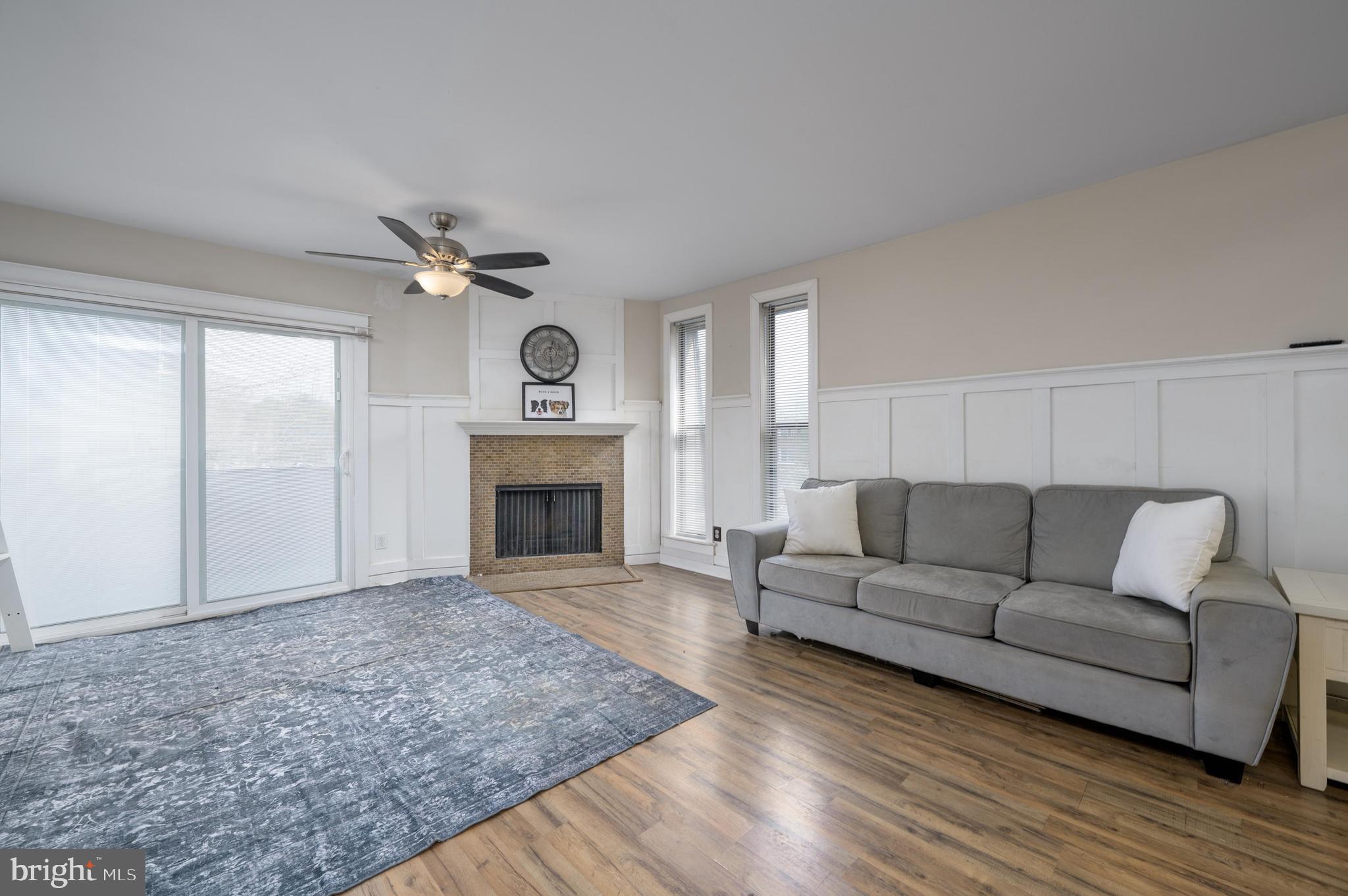 25 South Church Road, Unit 72 Maple Shade, NJ 08052 - Photo 6 of 21 Corner Wood Burning Fireplace in Living Room
