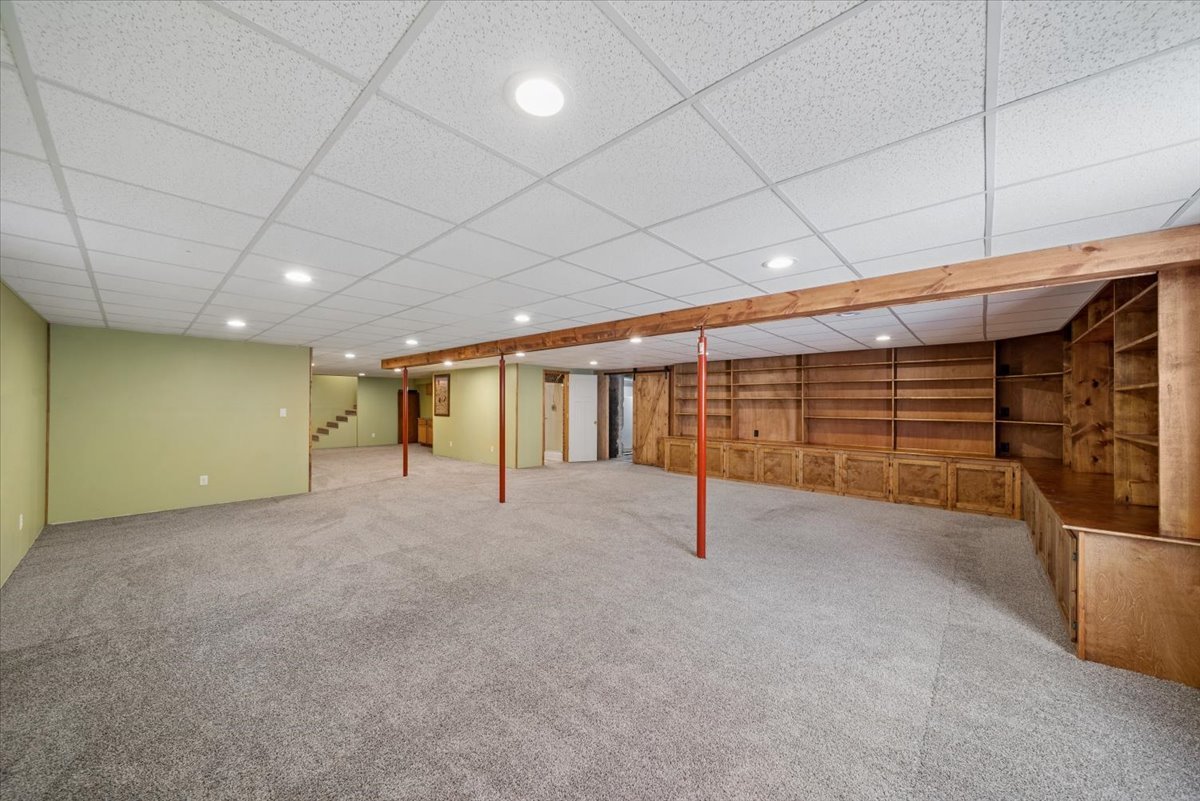 2 Division Street Bristol, IL 60512 - Photo 28 of 44 a view of an empty room with a garage