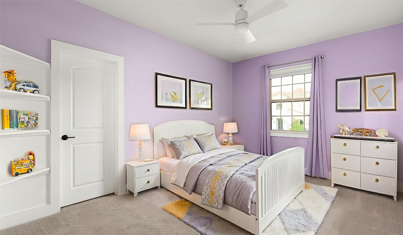 1925 Sorvino Walk Leander, TX 78641 - Photo 29 of 36 a spacious bedroom with a bed and a window