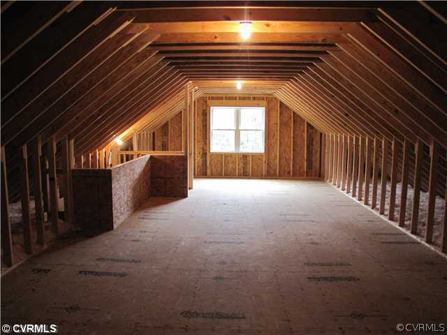 9210 Springfield Court Disputanta, VA 23842 - Photo 12 of 12 2nd Floor Plan - Unfinished 2nd floor