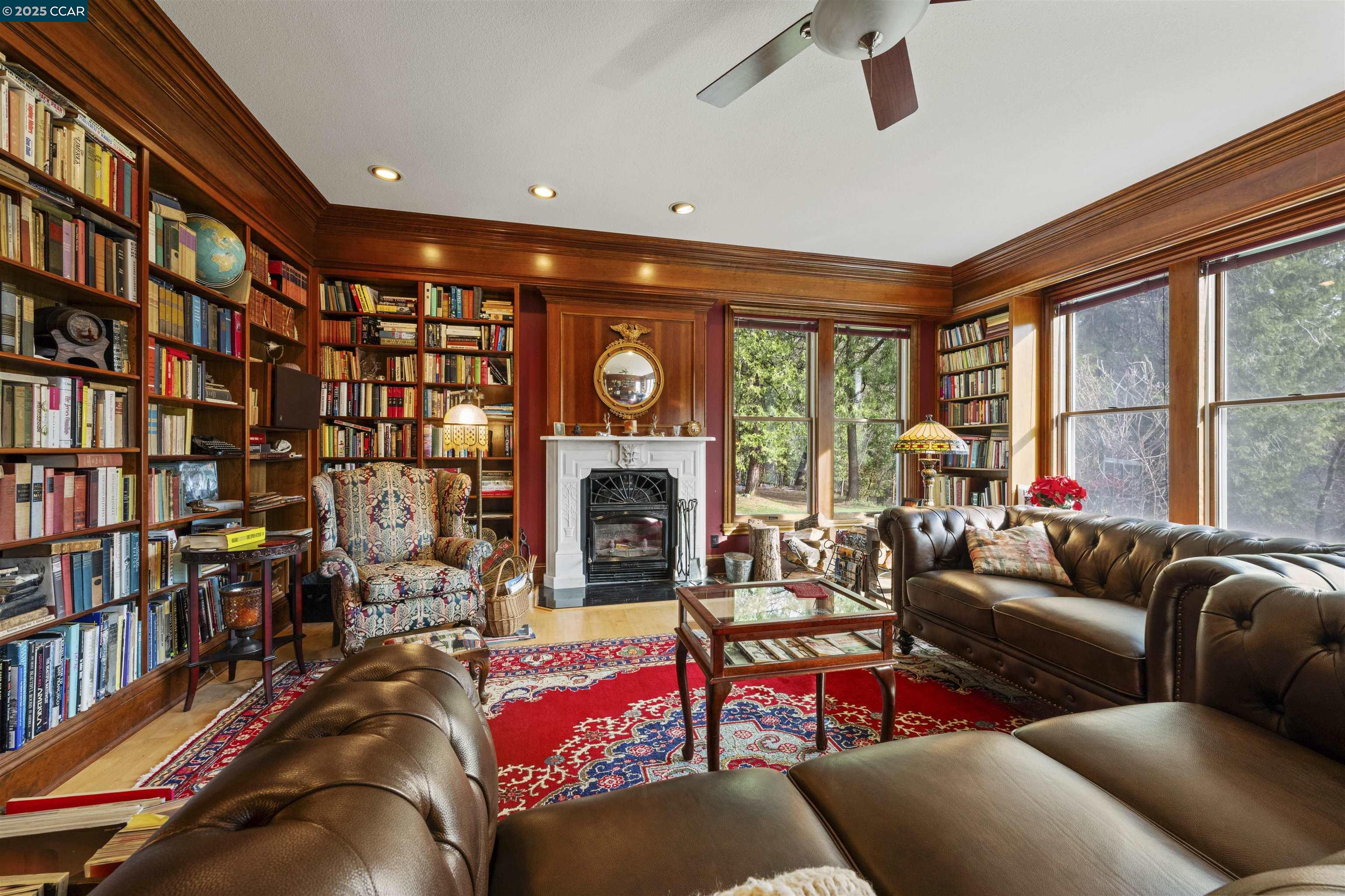11417 Red Dog Road Nevada City, CA 95959 - Photo 16 of 56 a living room with furniture or fireplace and a large window