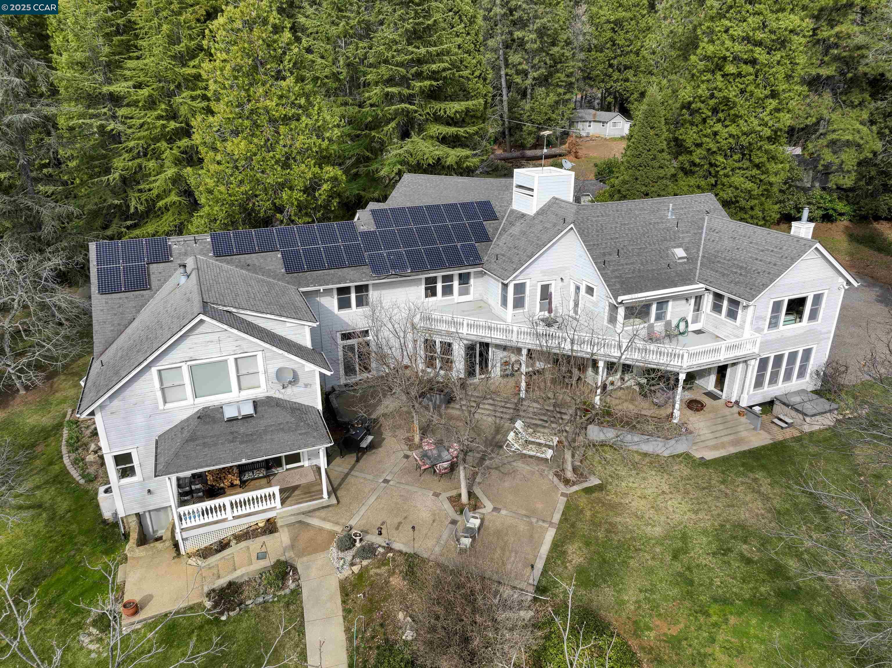 11417 Red Dog Road Nevada City, CA 95959 - Photo 21 of 56 an aerial view of residential houses with outdoor space and trees