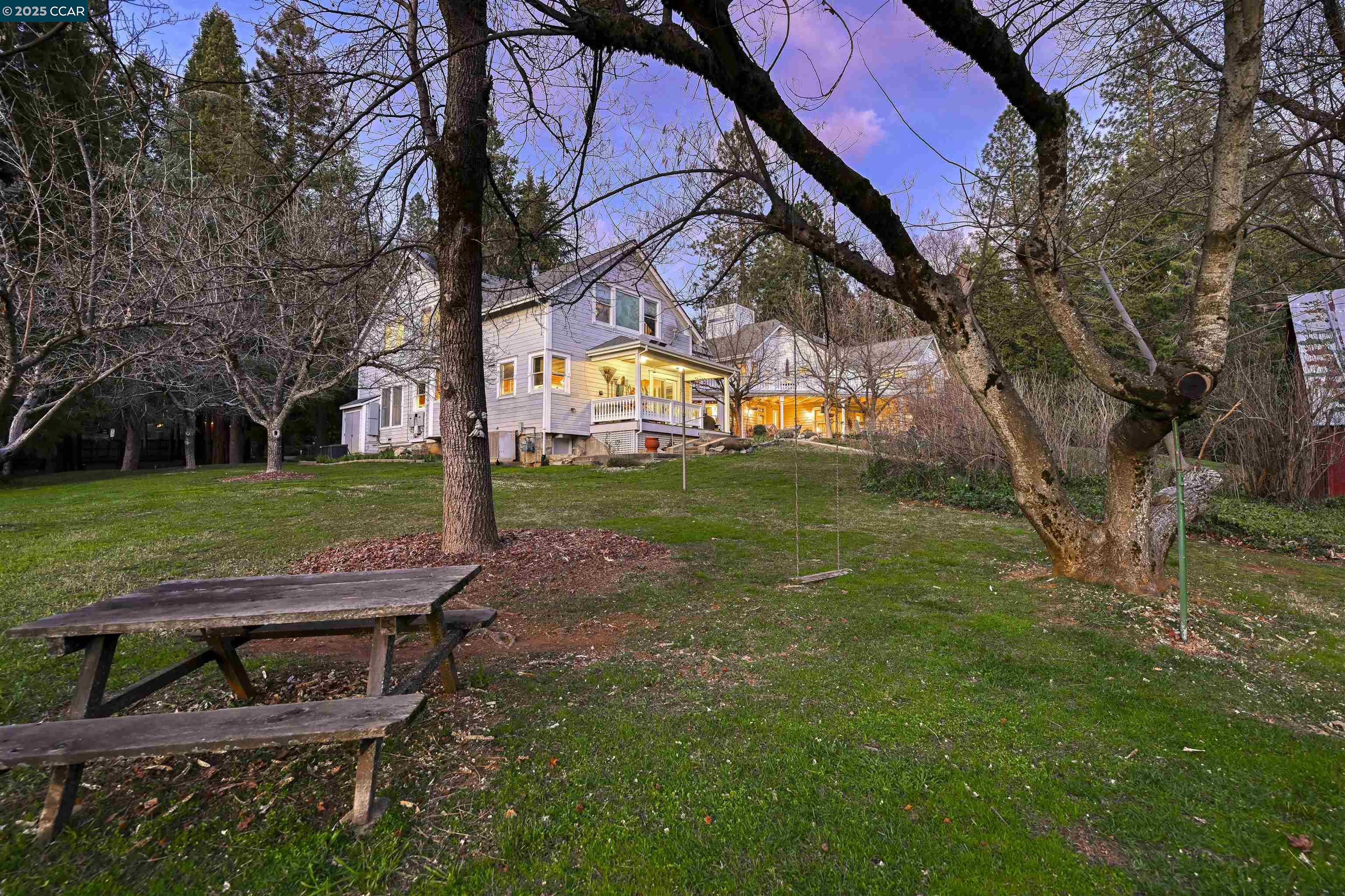 11417 Red Dog Road Nevada City, CA 95959 - Photo 51 of 56 a view of a yard with plants and trees