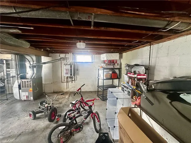 a room with gym equipment