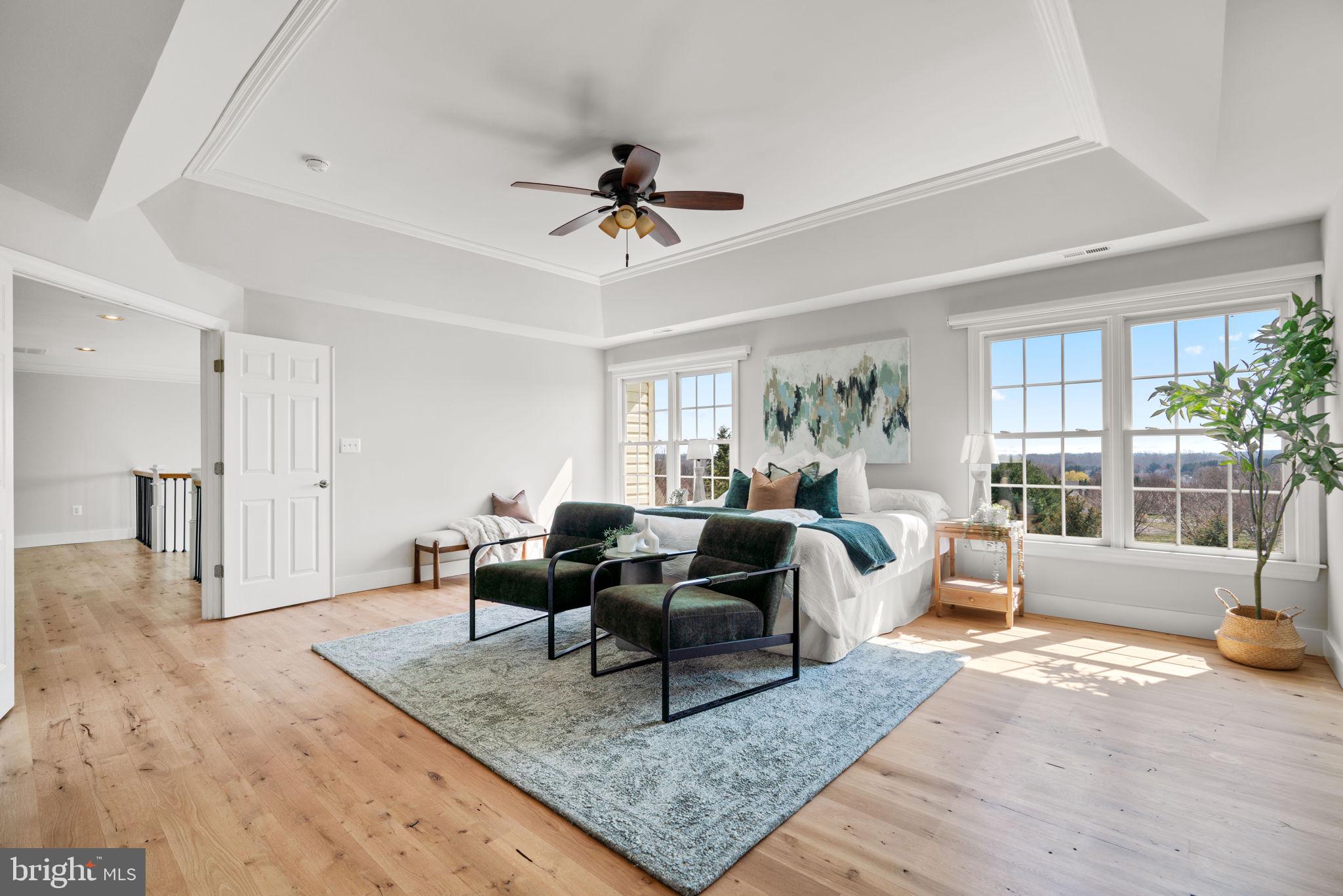 25114 Vista Ridge Road Laytonsville, MD 20882 - Photo 36 of 97 a living room with furniture and wooden floor