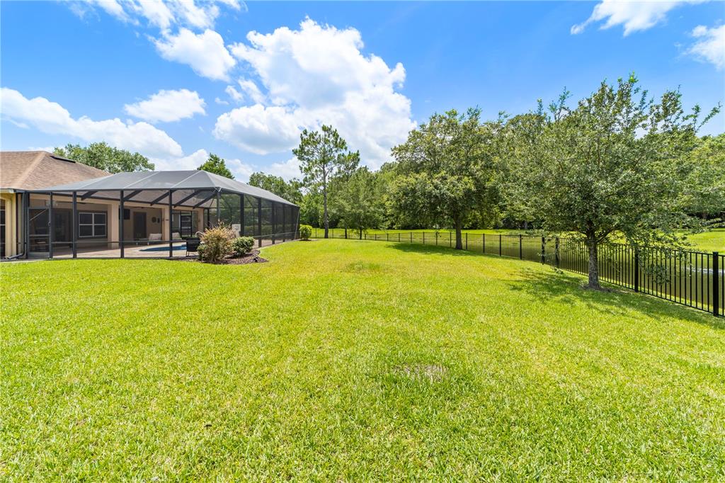 265 Pinehurst Pointe Drive St. Augustine, FL 32092 - Photo 53 of 66 a view of a house with a big yard and potted plants