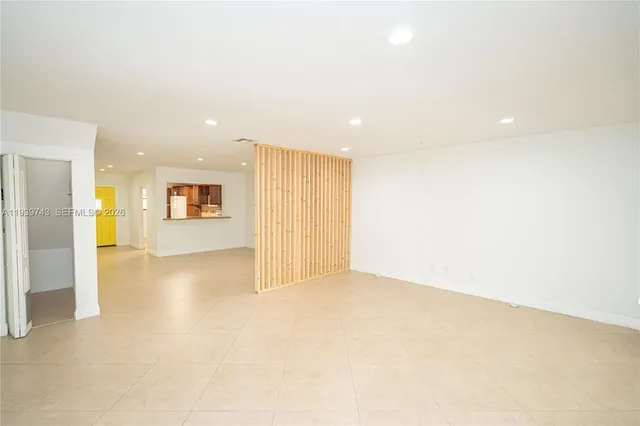 a view of empty room