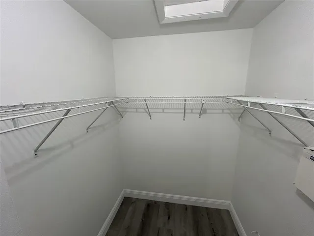 a view of walk in closet