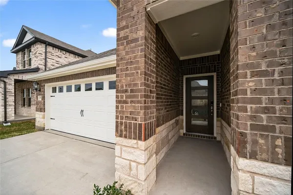 a view of house with door