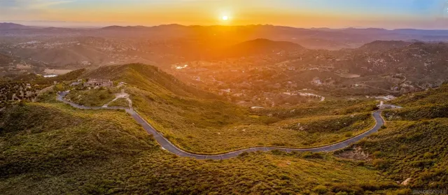 a view of a lake with a mountain