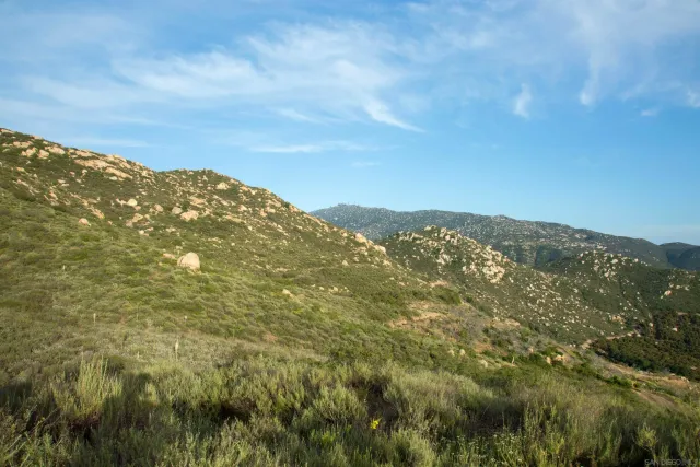 a view of city and mountain