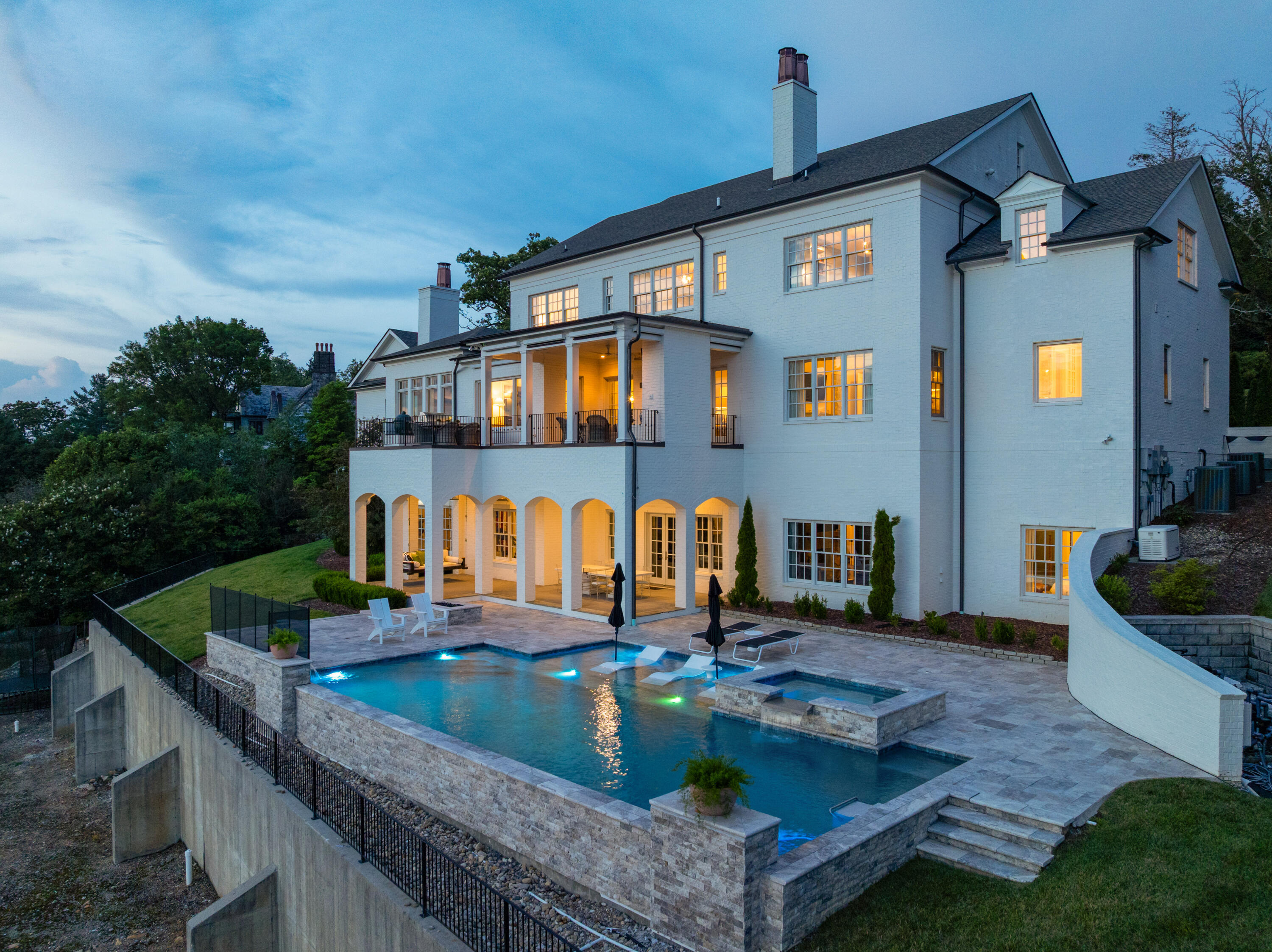 802 West Brow Road Lookout Mountain, TN 37350 - Photo 108 of 116 09 - 802 W Brow - Twilight