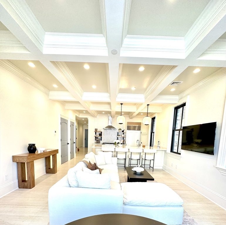 6 Douglas Street, Unit 1L Boston, MA 02127 - Photo 3 of 16 a living room with couches and a flat screen tv