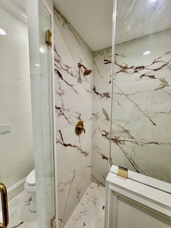 6 Douglas Street, Unit 1L Boston, MA 02127 - Photo 8 of 16 a bathroom with a toilet and shower