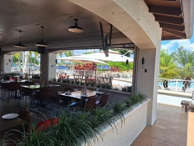 a outdoor space with patio