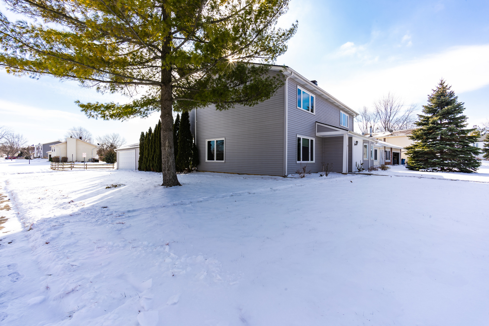 548 Harbor Terrace Bartlett, IL 60103 - Photo 39 of 42 a view of a house with a snow on the road