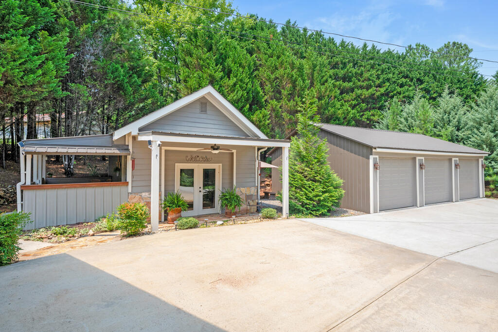 2064 Knight Road Ellijay, GA 30540 - Photo 3 of 64 Detached Office and Garage, Office with covered porches and 1/2 bath. Three stall garage/workshop.