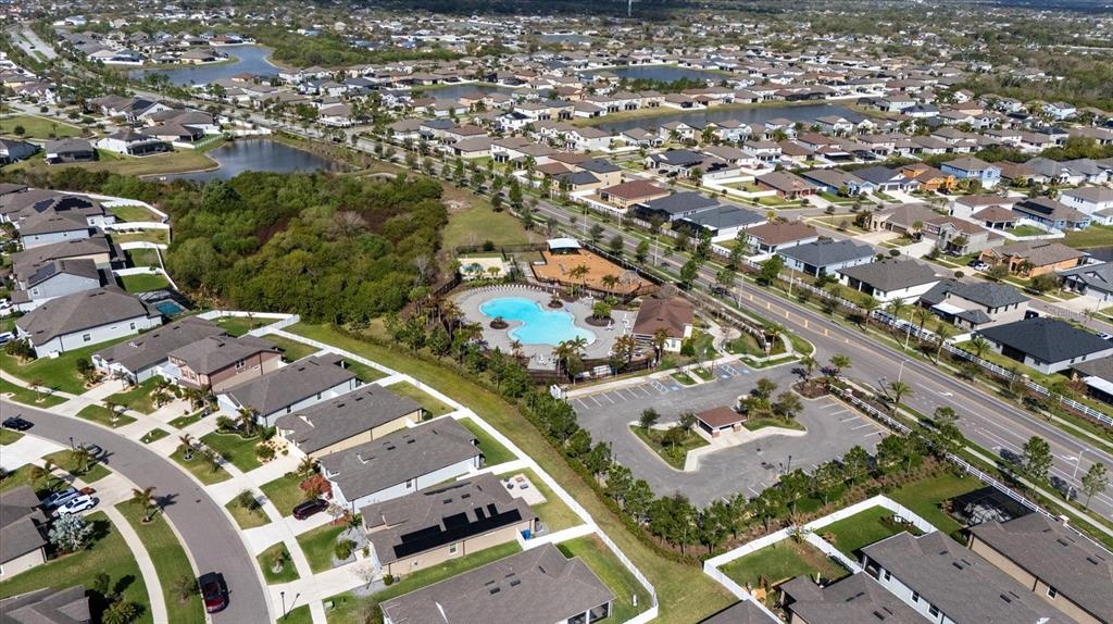 11883 Brighton Knoll Loop Riverview, FL 33579 - Photo 39 of 45 an aerial view of a city