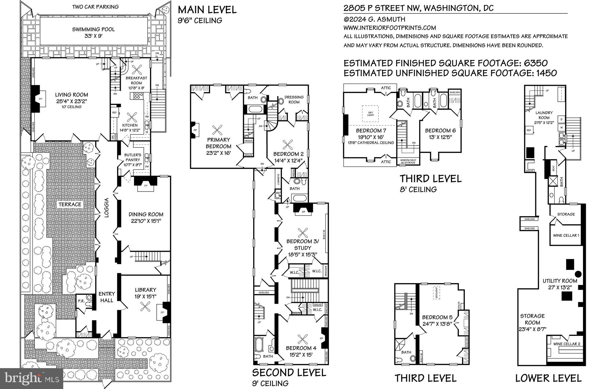 2805 P Street Northwest Washington, DC 20007 - Photo 62 of 62 Floor Plan