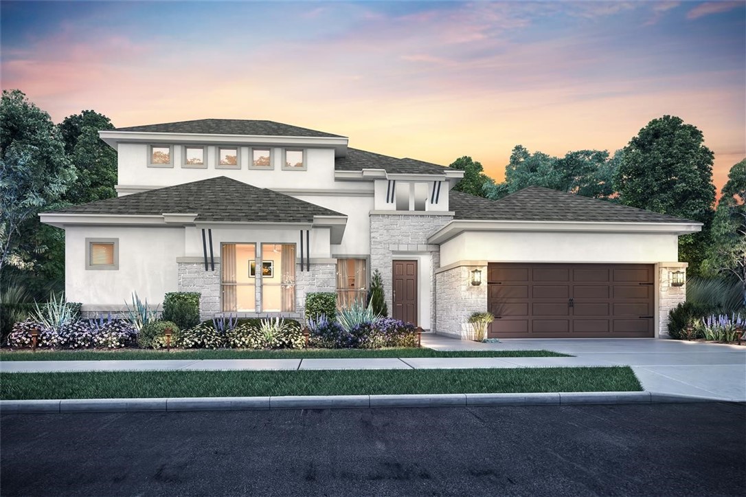 340 Axis Loop Georgetown, TX 78628 - Photo 1 of 1 a front view of a house with garden