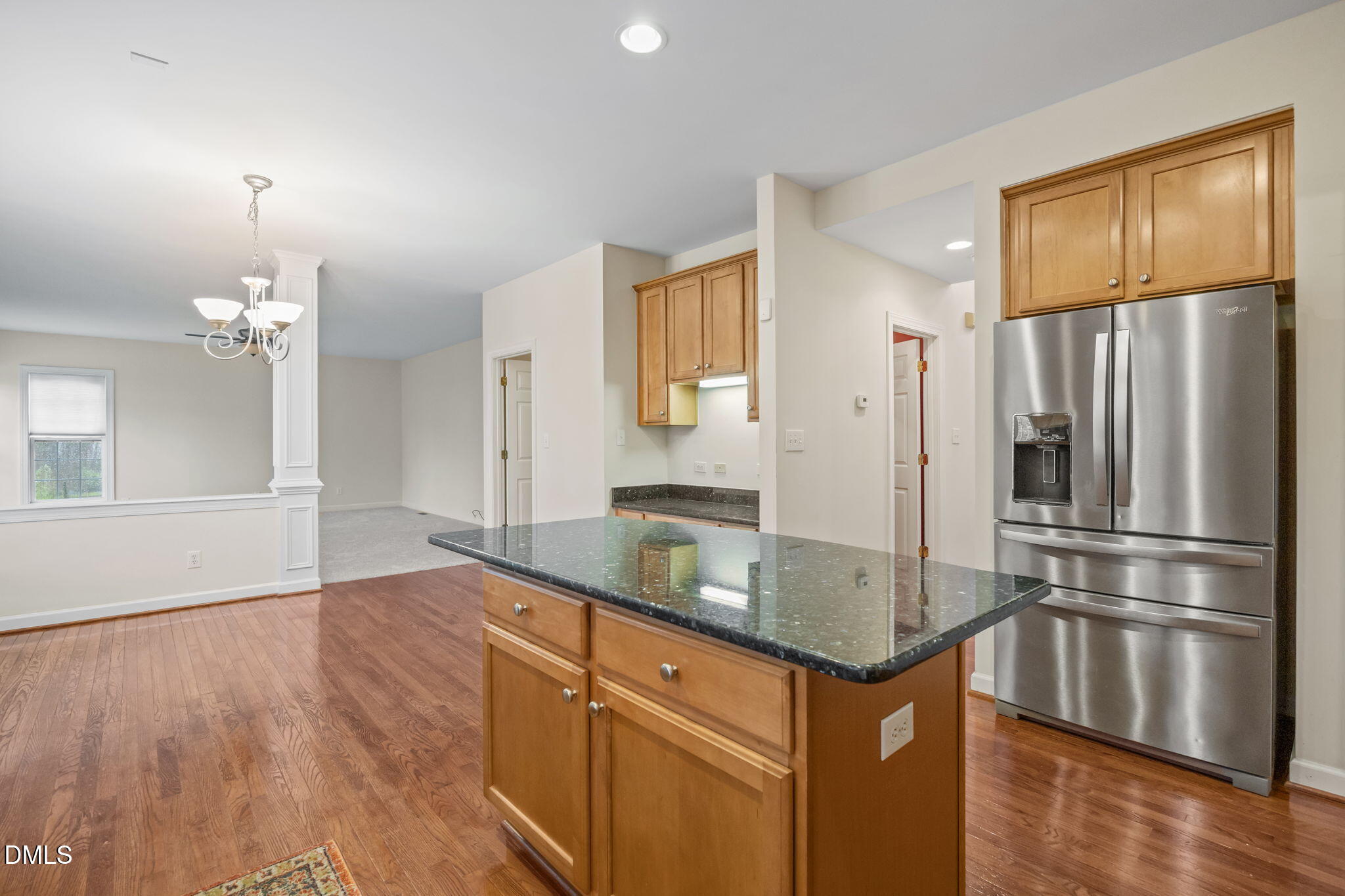 7 Bobcat Court Durham, NC 27713 - Photo 17 of 64 a kitchen with stainless steel appliances granite countertop a refrigerator a sink and a refrigerator