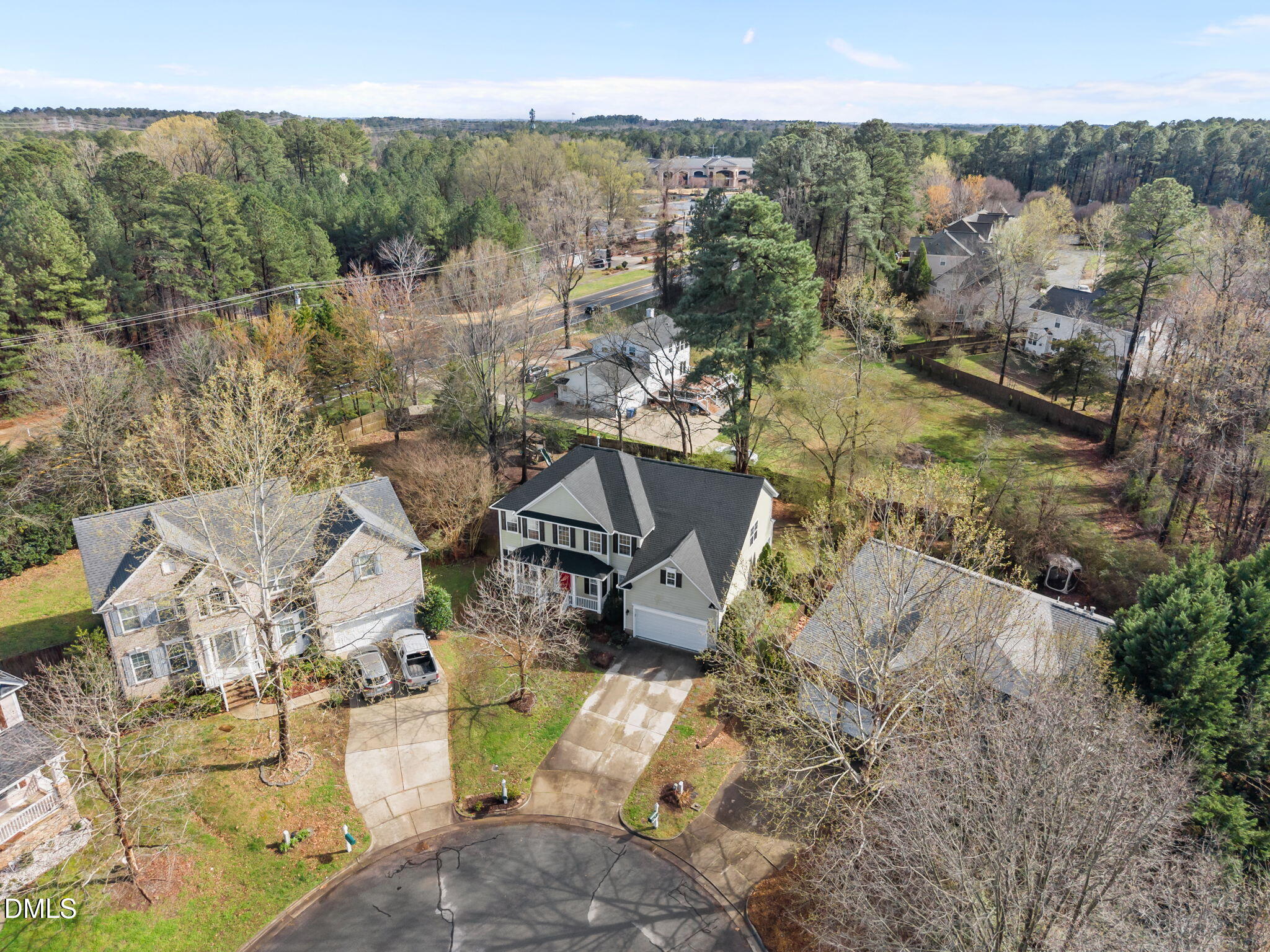 7 Bobcat Court Durham, NC 27713 - Photo 54 of 64 a view of a city with lush green forest