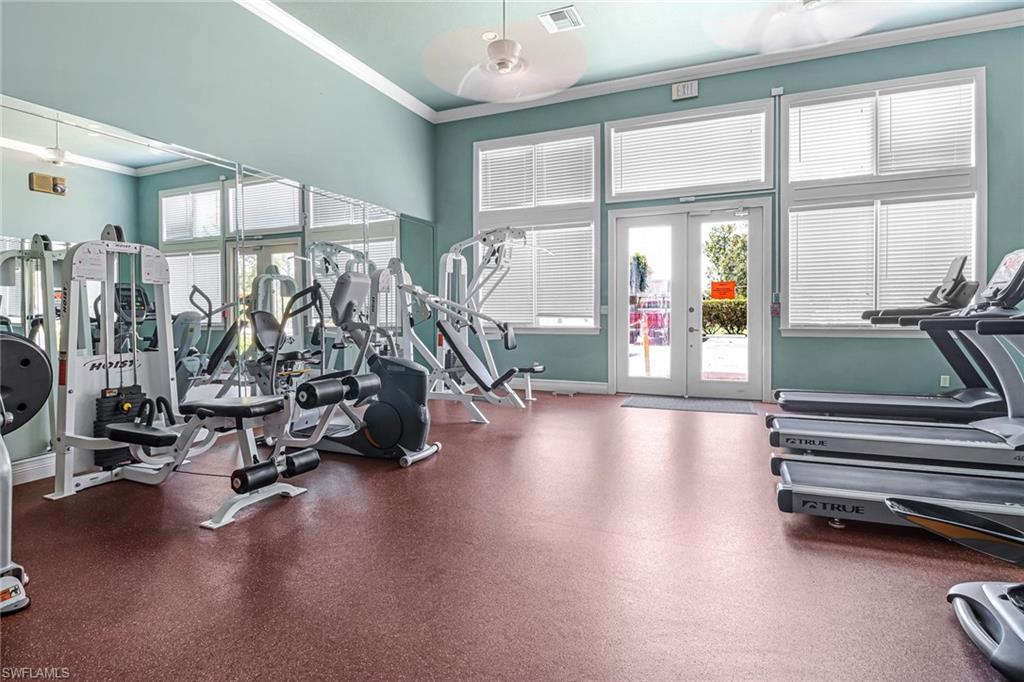 3590 Lansing Loop, Unit 201 Estero, FL 33928 - Photo 9 of 18 a view of a room with gym equipment