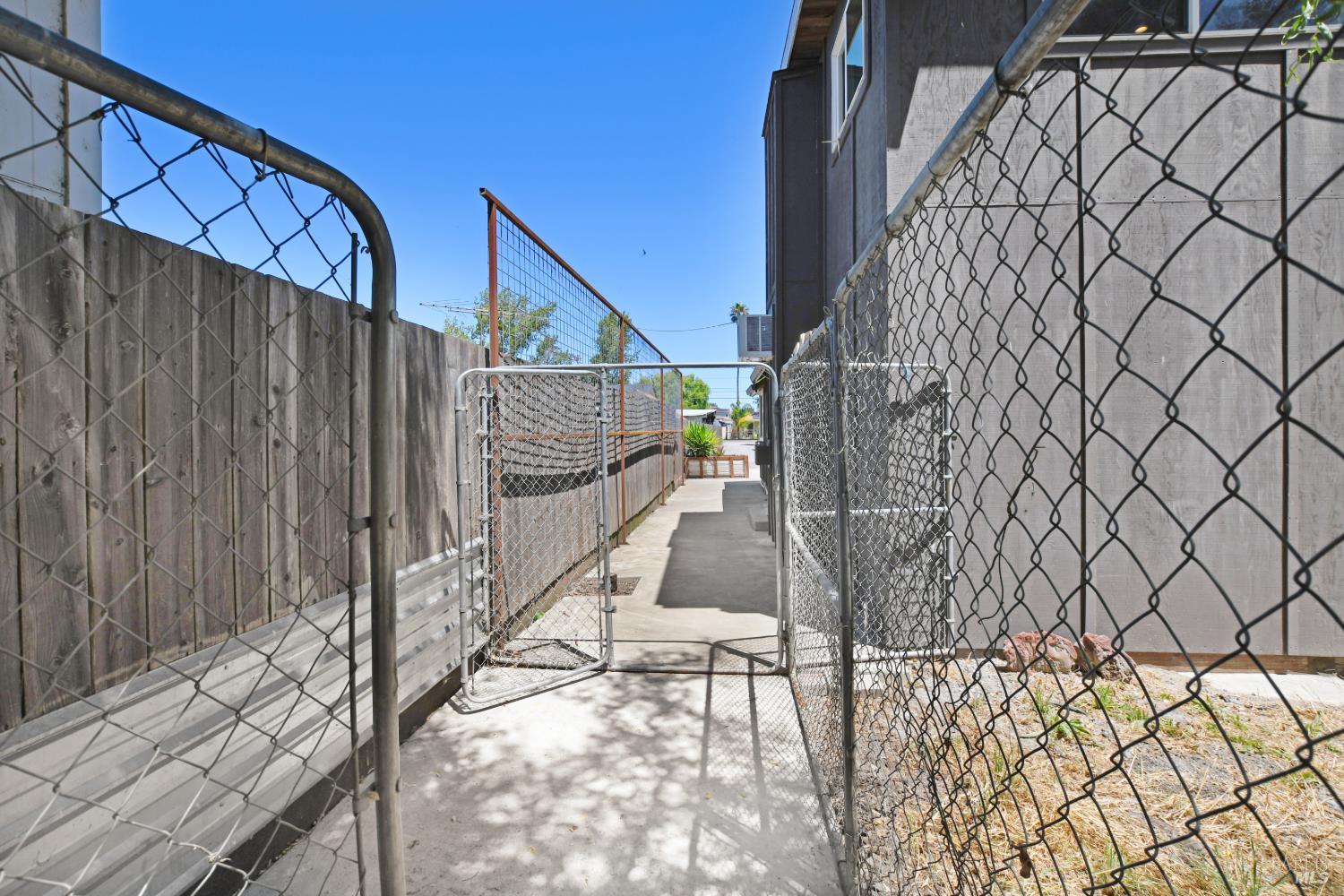 866 Yuba Drive Santa Rosa, CA 95407 - Photo 48 of 73 DOG RUN - SIDE YARD OF STUDIO