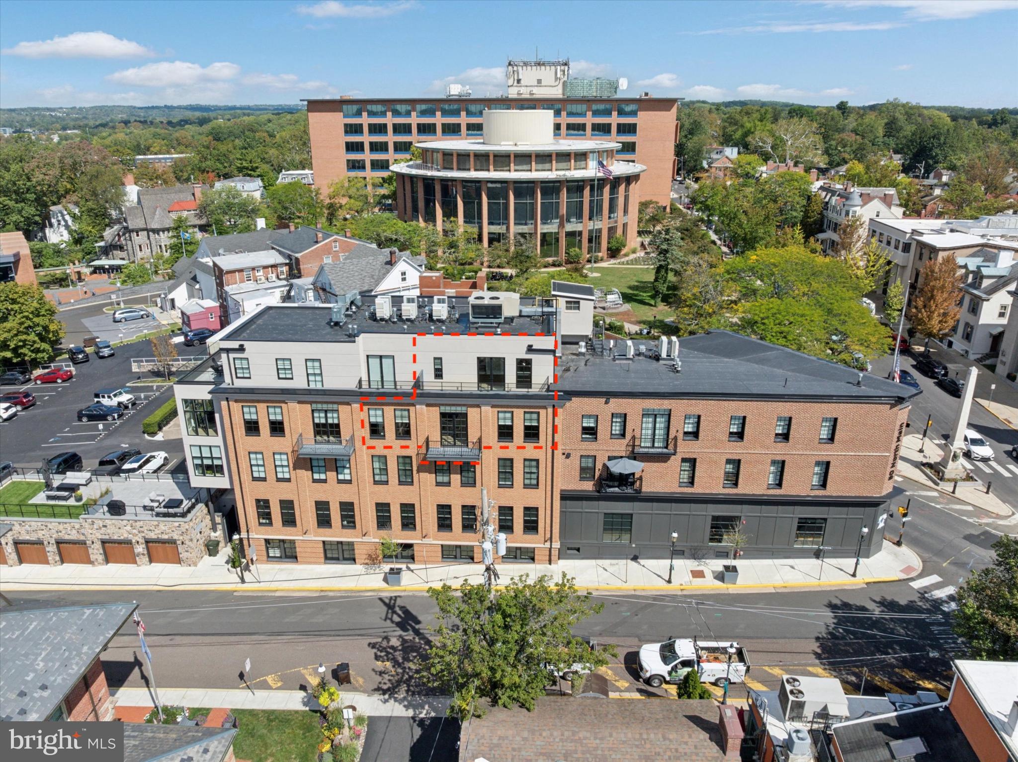 50 North Main Street, Unit 302 Doylestown, PA 18901 - Photo 31 of 33 a view of a city that has tall buildings