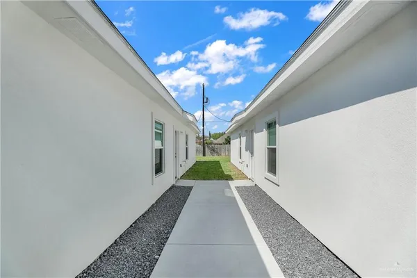 a view of a corridor