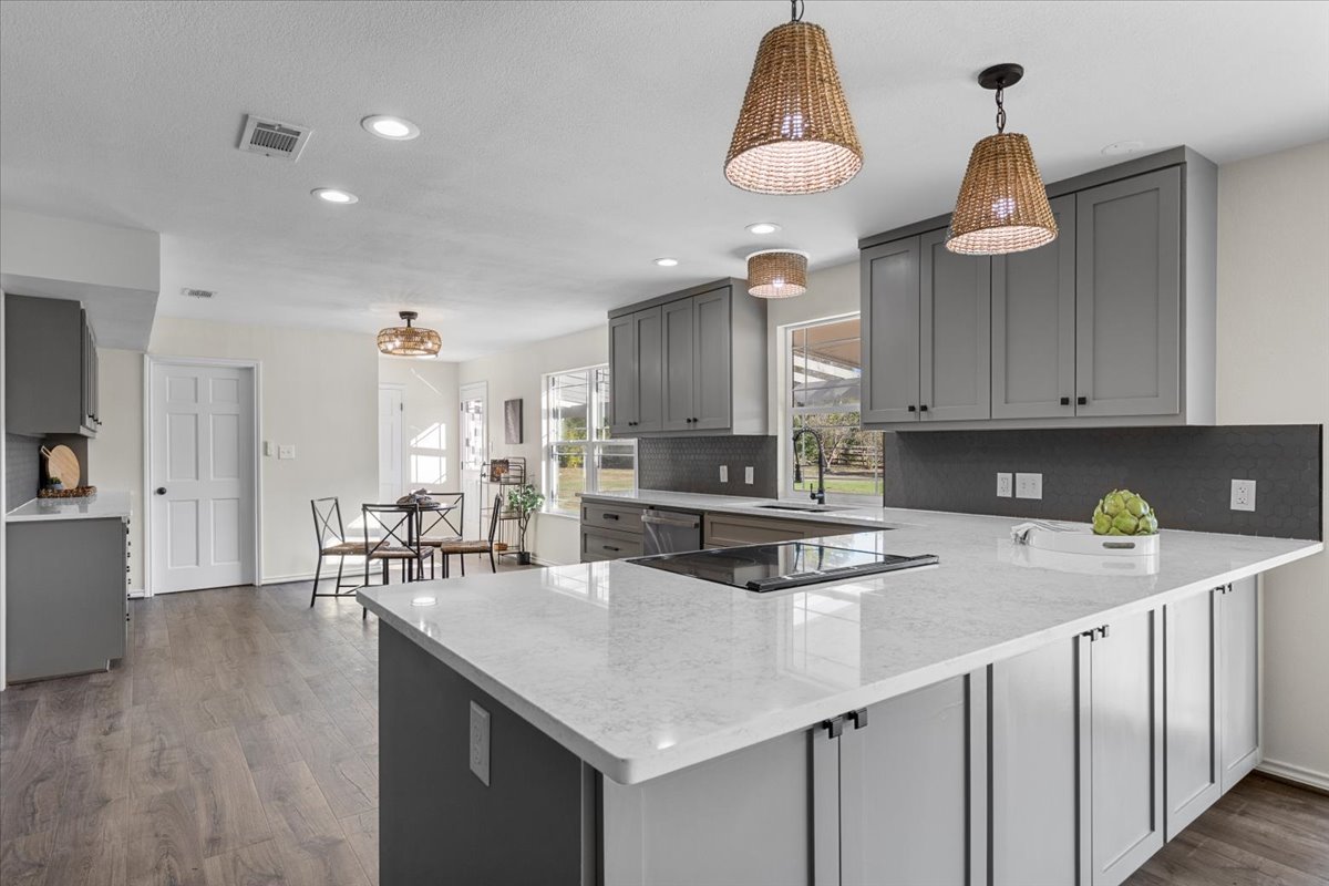 1180 Live Oak Loop Buda, TX 78610 - Photo 11 of 39 The current owner reimagined this kitchen. Opening up walls, adding a large countertop and an abundance of storage!