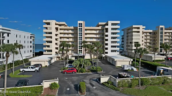 a city view with tall buildings