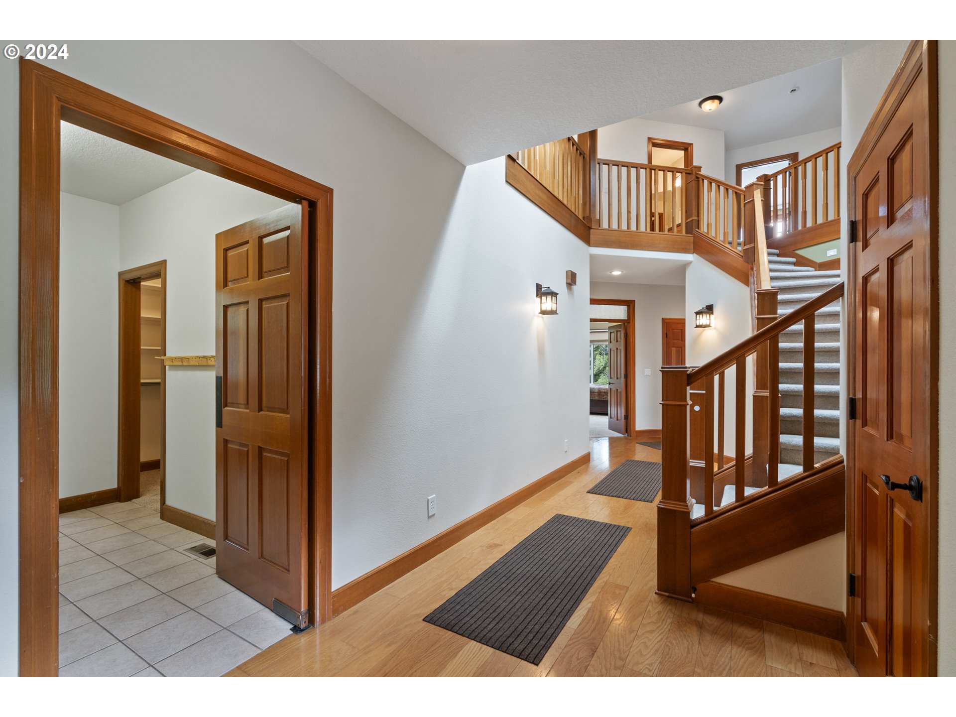 5924 Northeast Lessard Road Camas, WA 98607 - Photo 21 of 48 a view interior of a house with wooden floor and windows