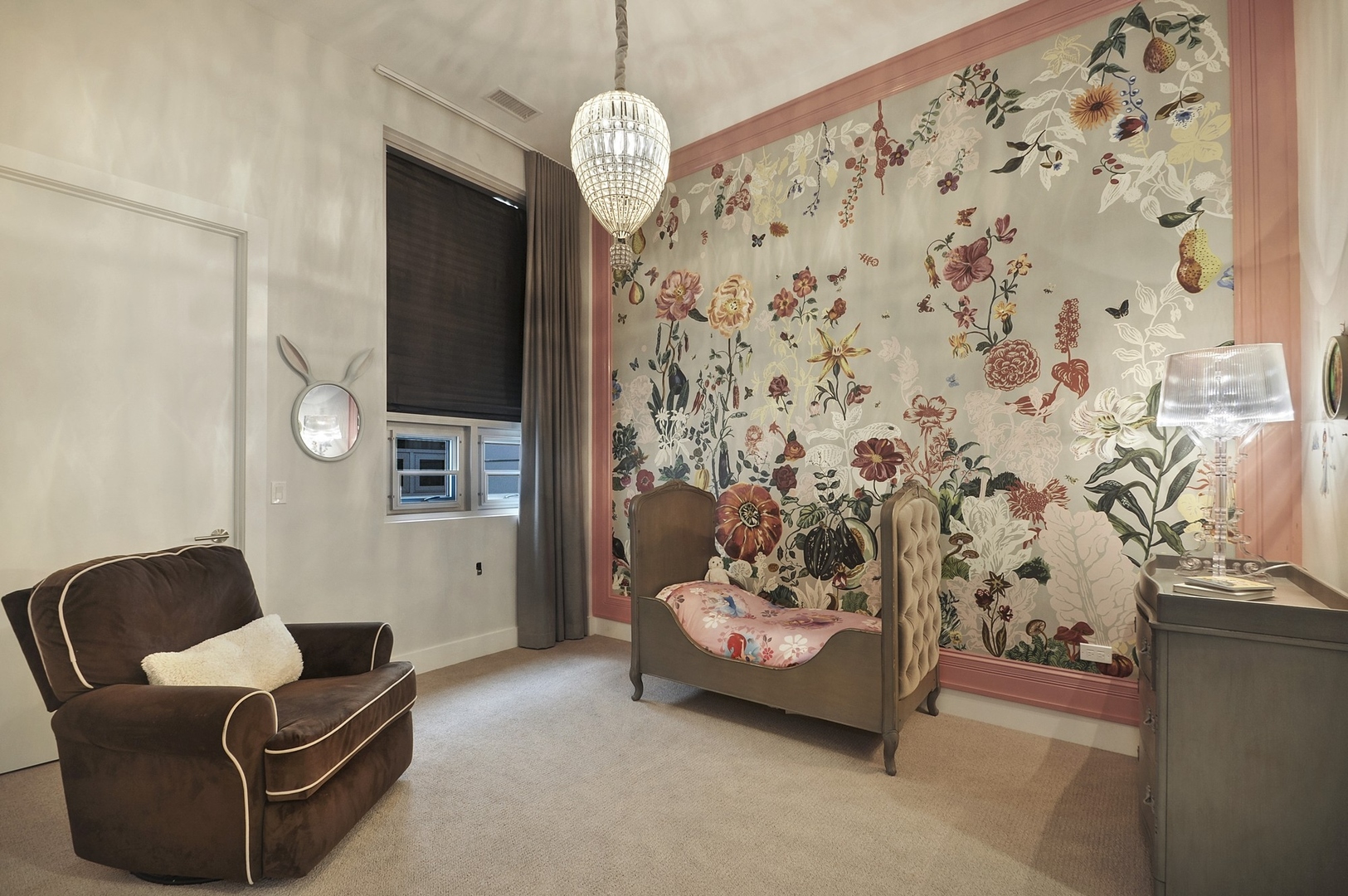 1124 West Adams Street, Unit PHW Chicago, IL 60607 - Photo 30 of 55 a living room with furniture and a chandelier