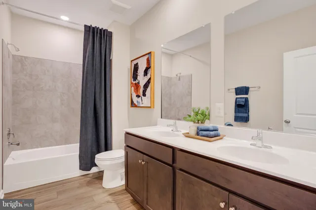 a front view of a building with street view