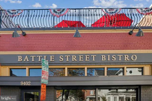 a view of retail shops