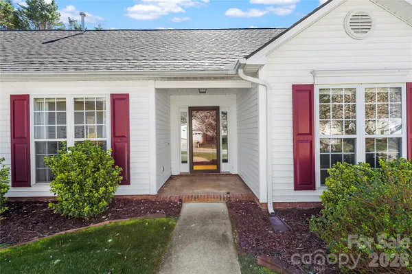 a view of a entryway door of the house