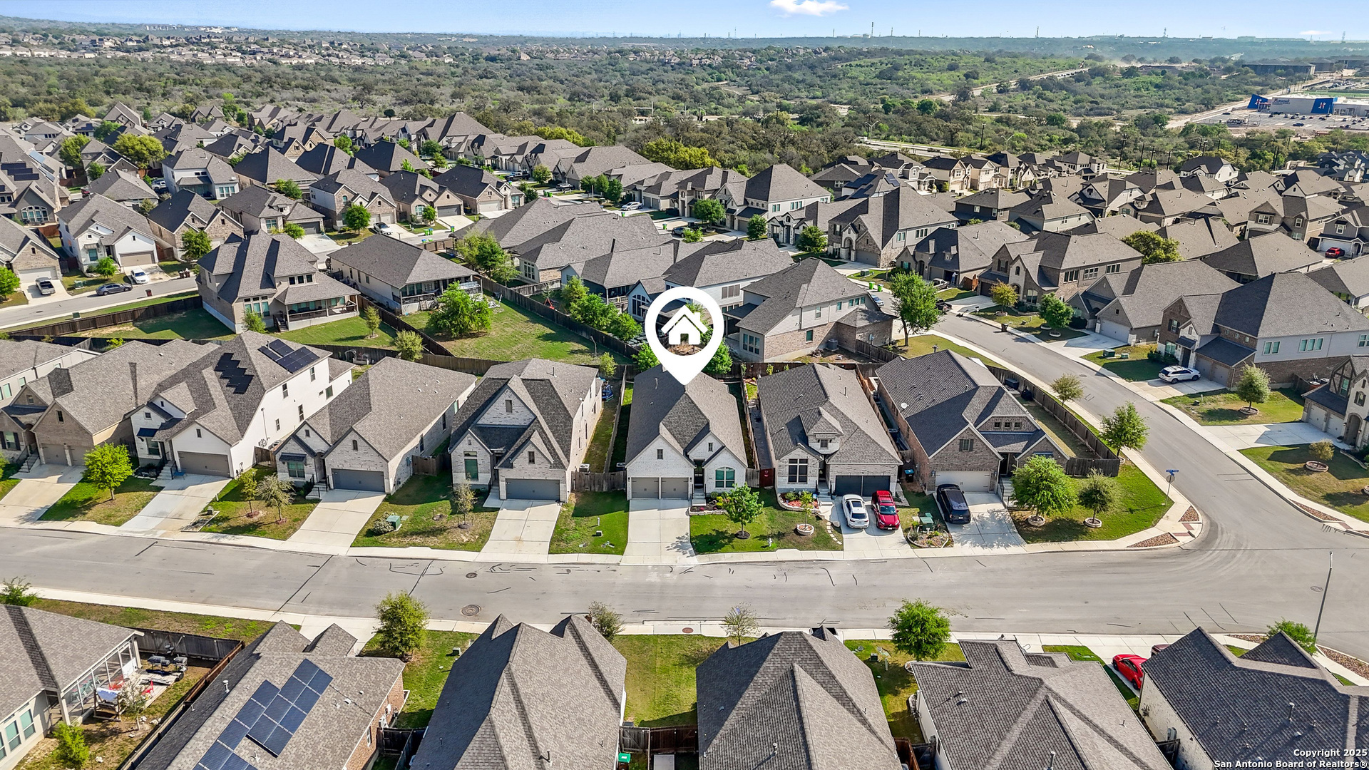 2108 Calate Ridge San Antonio, TX 78253 - Photo 24 of 25 an aerial view of residential house with outdoor space and swimming pool