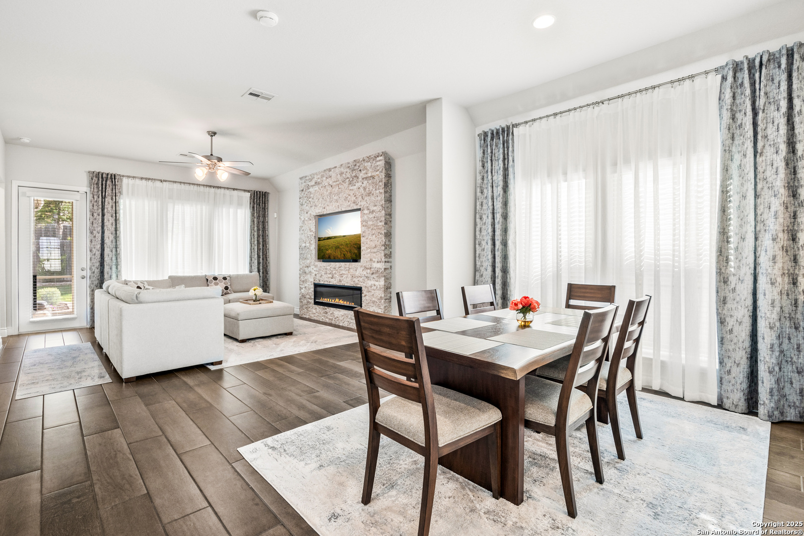 2108 Calate Ridge San Antonio, TX 78253 - Photo 10 of 25 a view of a dining room with furniture and window