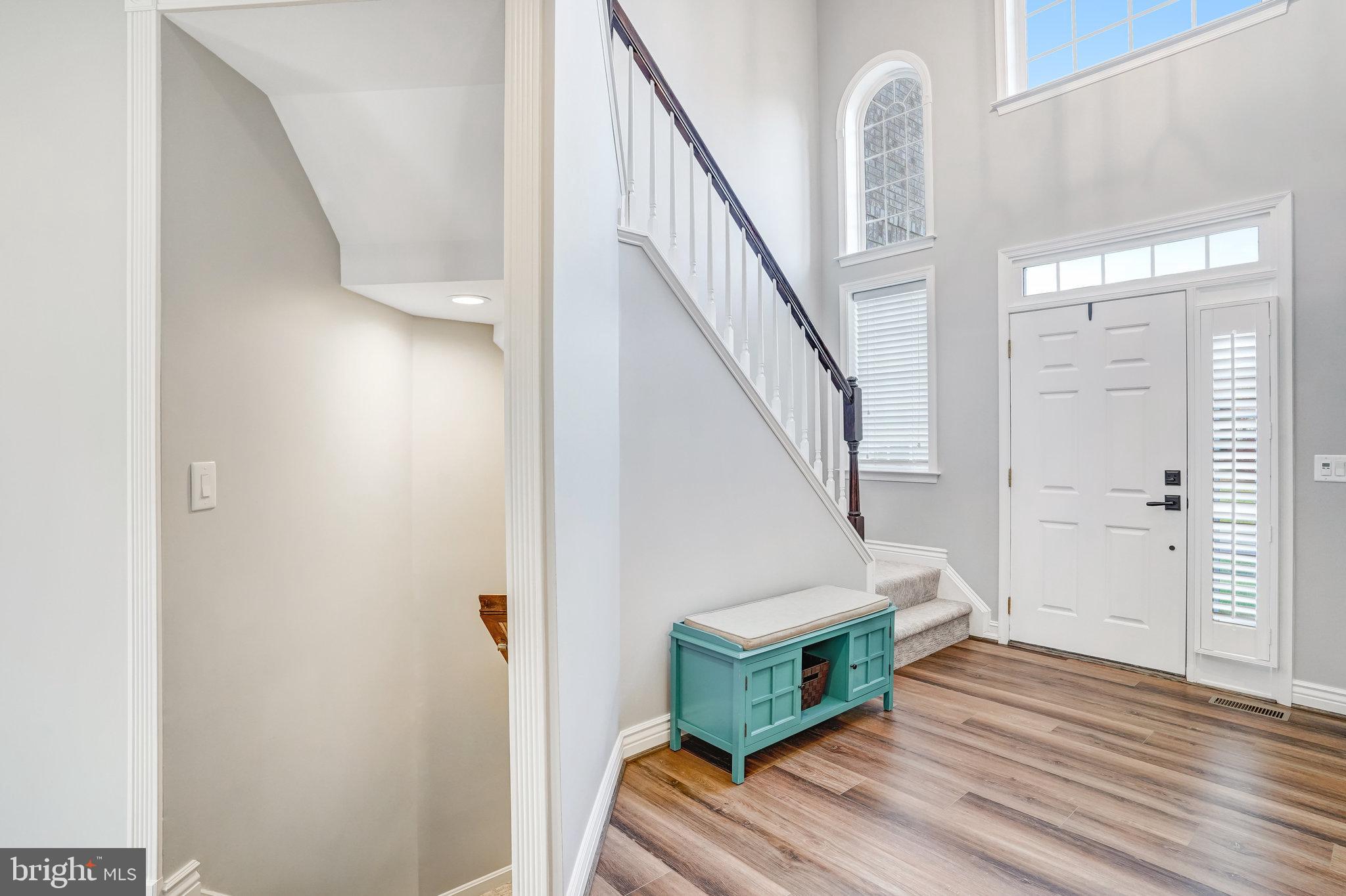 2 story open foyer