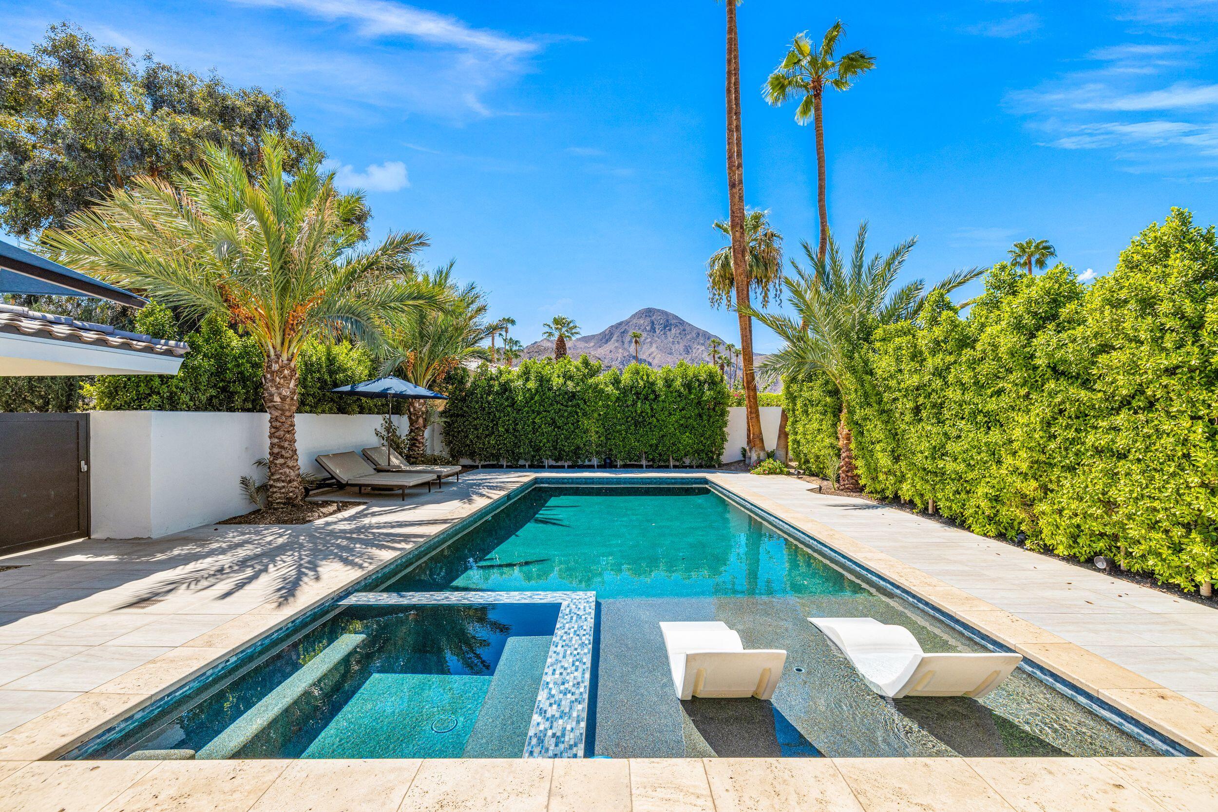 45655 Apache Road Indian Wells, CA 92210 - Photo 2 of 31 2. Pool and Spa with Mountain View