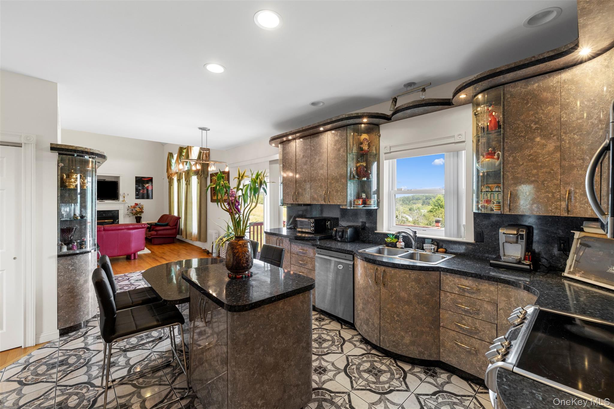14 Burma Road Marlboro, NY 12542 - Photo 11 of 30 a room with lots of wooden furniture and glass windows