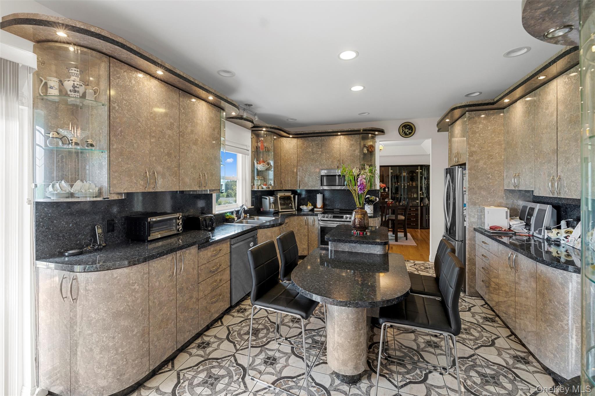 14 Burma Road Marlboro, NY 12542 - Photo 13 of 30 a kitchen with stainless steel appliances granite countertop a sink a stove and a refrigerator