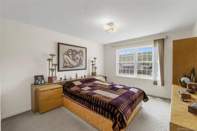 a bed room with a bed and a couch