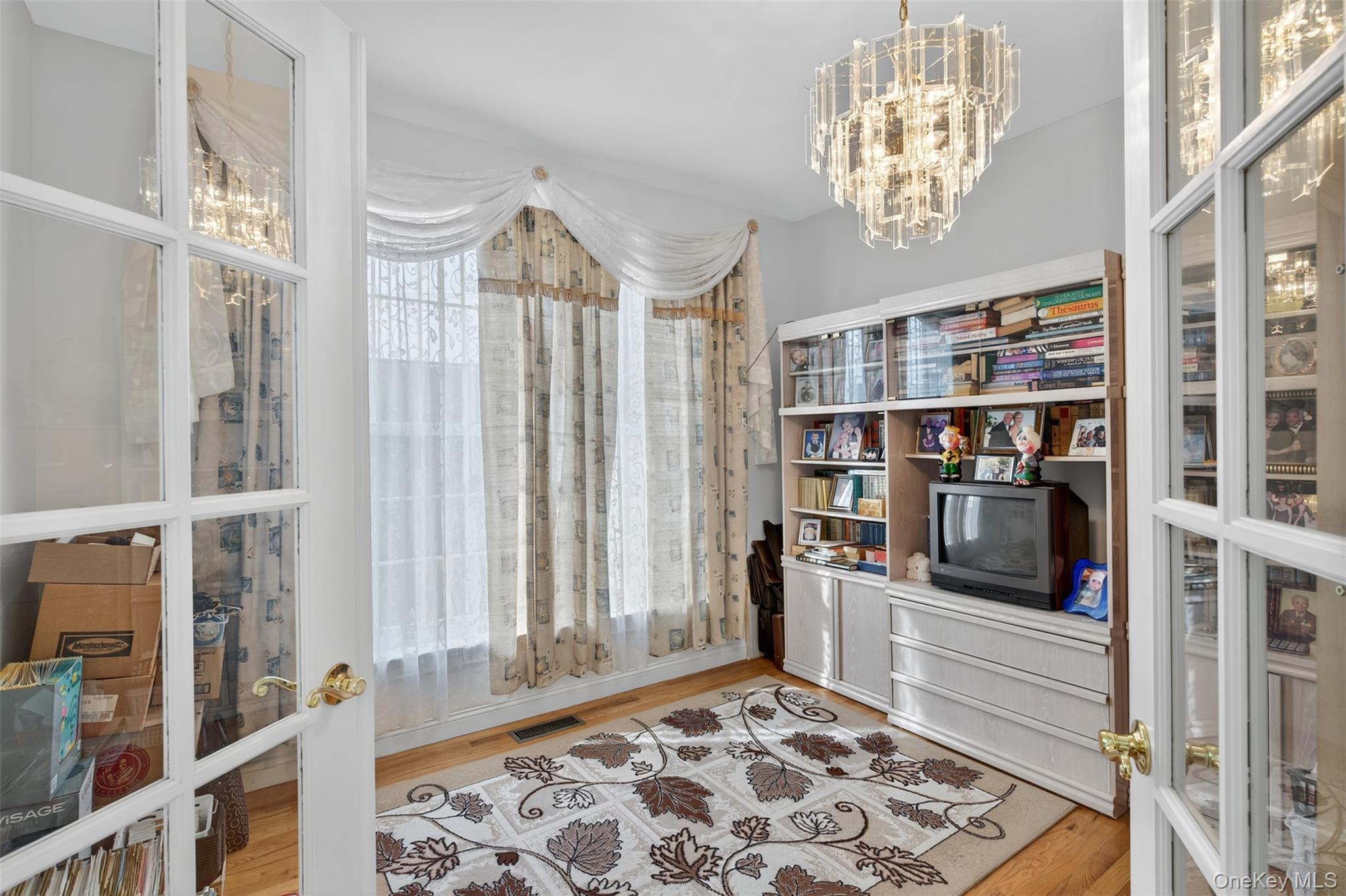 14 Burma Road Marlboro, NY 12542 - Photo 6 of 30 walk in closet with window and chandelier