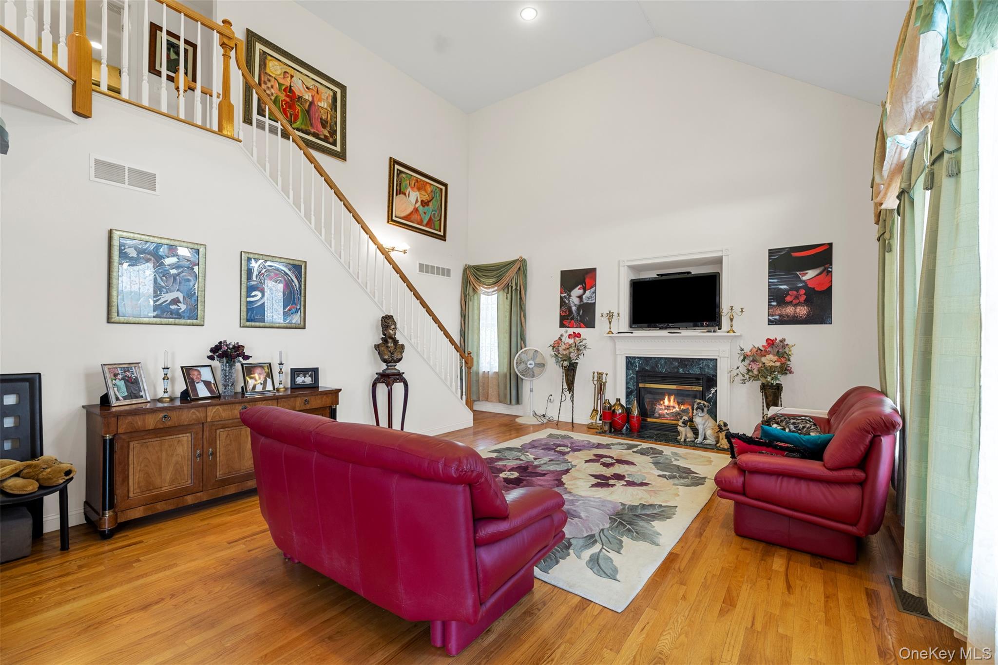 14 Burma Road Marlboro, NY 12542 - Photo 8 of 30 a living room with furniture fireplace and flat screen tv