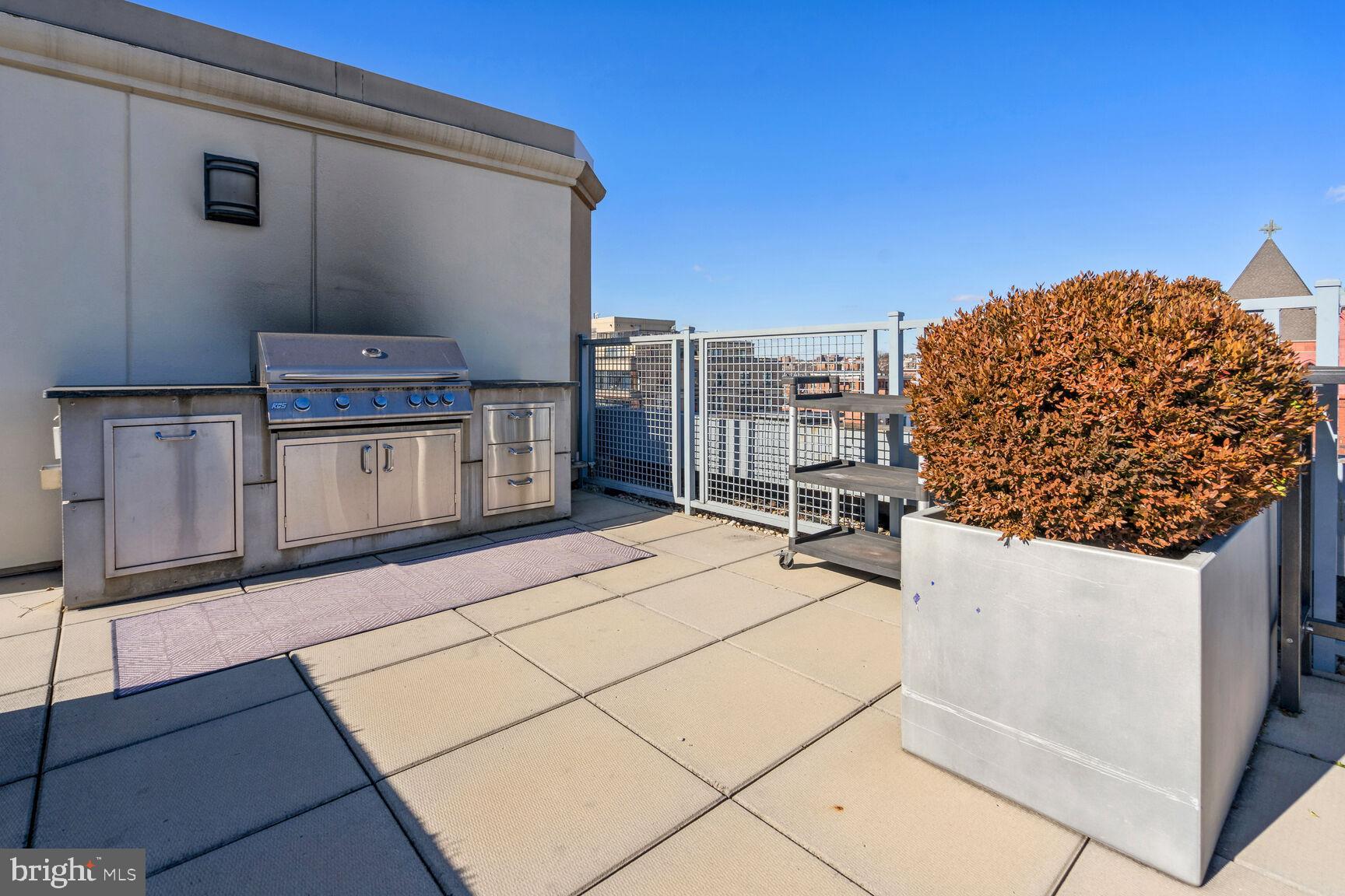 1529 14th Street Northwest, Unit 310 Washington, DC 20005 - Photo 17 of 26 Rooftop deck, perfect for summer barbecues.
